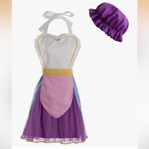 Beauty and The Beast Mrs Potts Teapot Women Apron & Hat